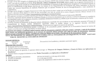 Convocatoria 06507